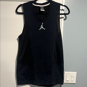Jordan men's Black Sleeveless Top